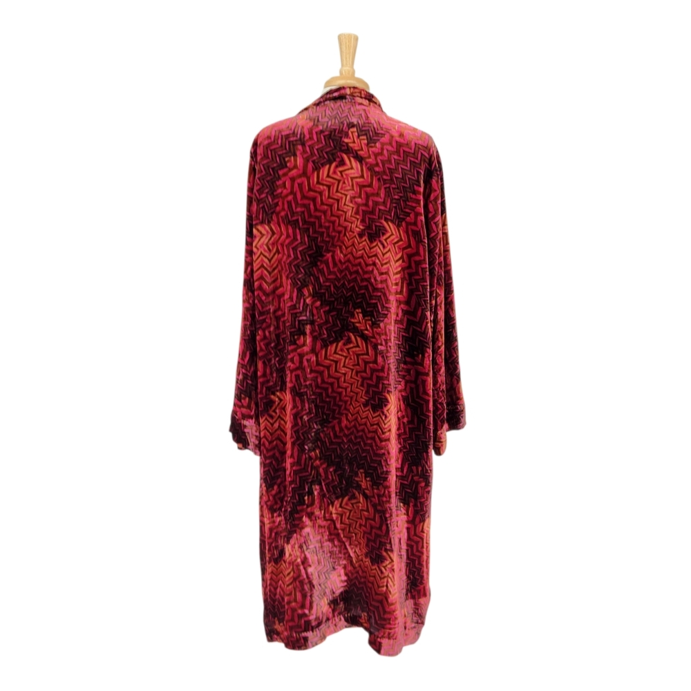 $575 Johnny Was Belle Velvet Kimono Coat Size XL - Picture 4 of 8